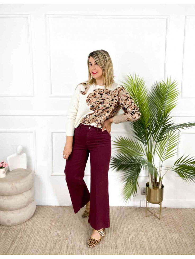 Pantalón Burgundy