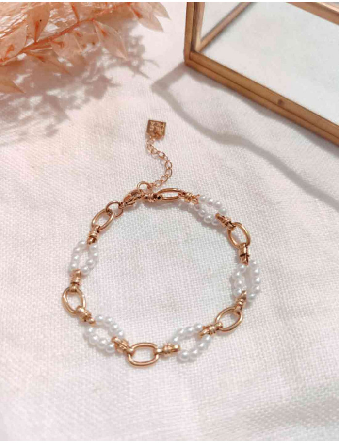 Pulsera Intercalada Perlas